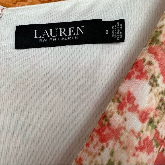 LAUREN Ralph Lauren Floral Ruffle-Trim Georgette Gown, size 8 - Picture 6 of 14